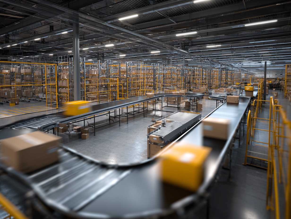 An automated e-commerce warehouse