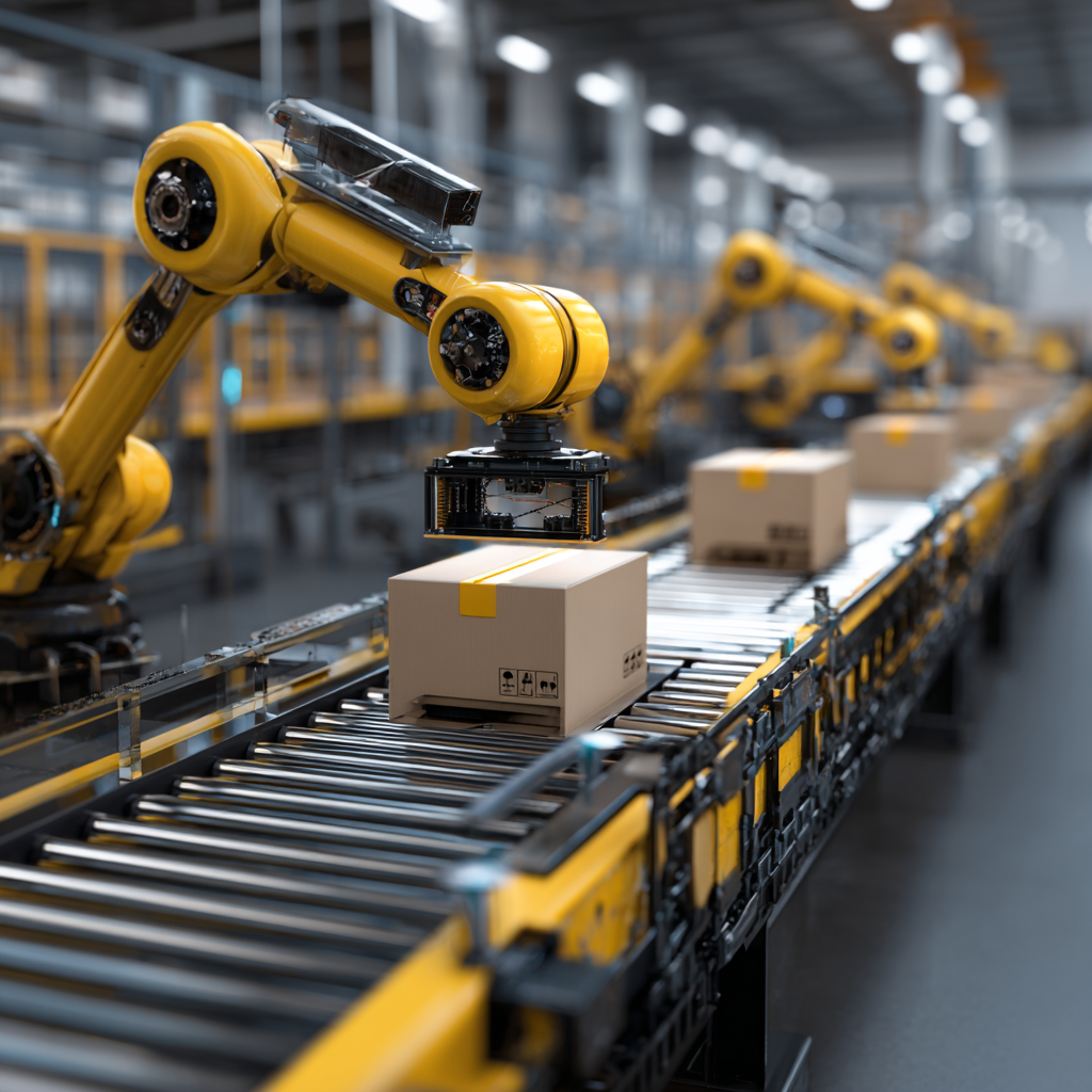 Automated machinery automation system in an automated warehouse