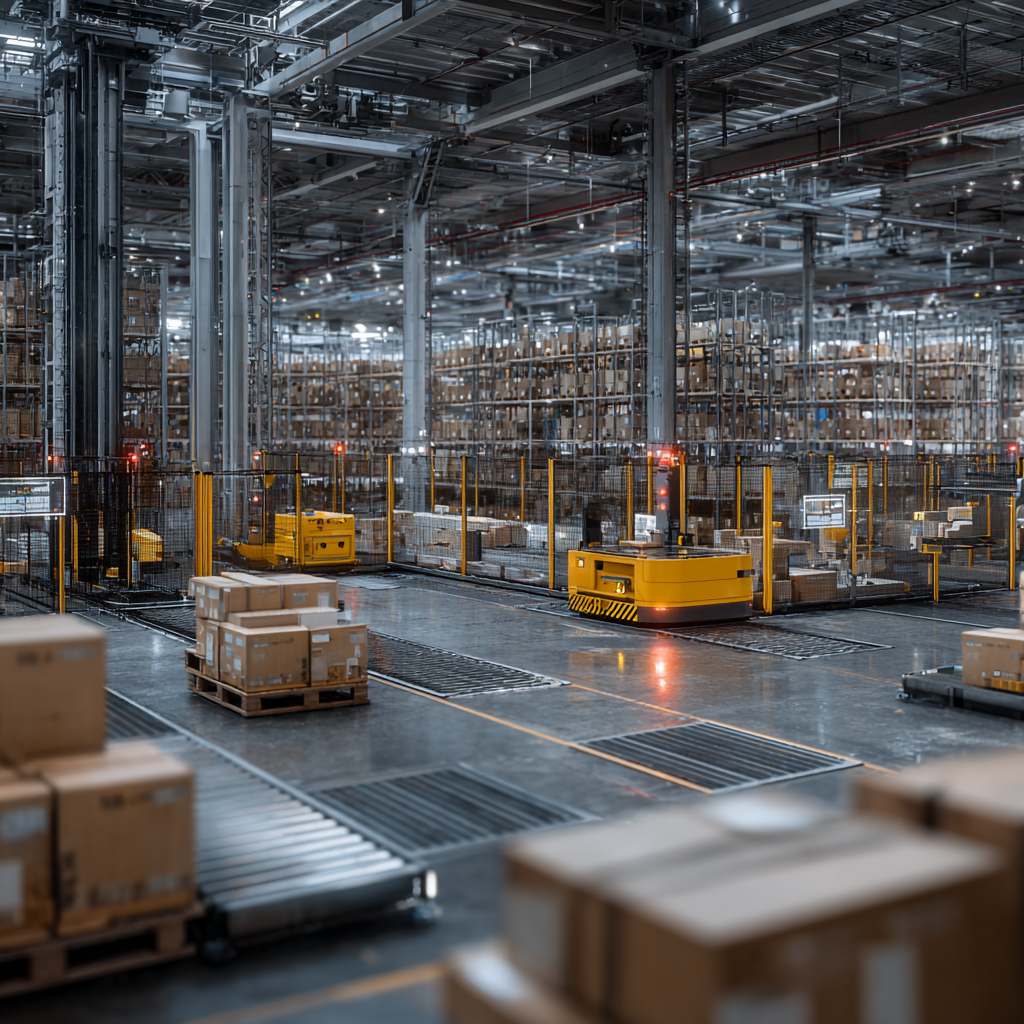 An automated manufacturing warehouse An automated manufacturing warehouse